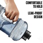 Sports Gym 1.5 Liters Gallon Water Bottle with Mixer and Strainer - Neckline Detail by Nari Haat, Indian ethnic wear,...