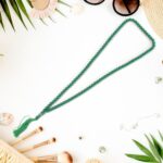 Prayer Beads Muslim Tasbih 99 Beads (1 Pc) - Neckline Detail by Nari Haat, Indian ethnic wear, women clothing, design...