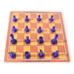 13 in 1 Family Board Game Chess,  Space Venture, Steeplechase Set for Kids - Back View by Nari Haat, Indian ethnic we...