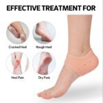 Anti Crack Silicon Gel Heel Moisturizing Socks for Foot Care Men Women (Loose Pack) - With Dupatta by Nari Haat, Indi...