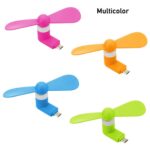 Micro / Android USB Mini Fan Flexible USB Fan (1 Pc / With Card Packing) - With Dupatta by Nari Haat, Indian ethnic w...