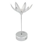 Lotus Flower Lamp with Music, Touch Open and Close, USB Rechargeable (1 Pc) - Back View by Nari Haat, Indian ethnic w...