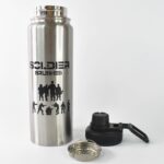 Vacuum Insulated Stainless Steel Bottle Stainless Steel (1000 ml / 1 Pc) - Back View by Nari Haat, Indian ethnic wear...