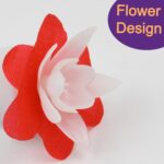 Decoration Candles/Led Diwali Decor Lotus Flower Candle, Diwali (5 Pc) - Closeup Embroidery by Nari Haat, Indian ethn...