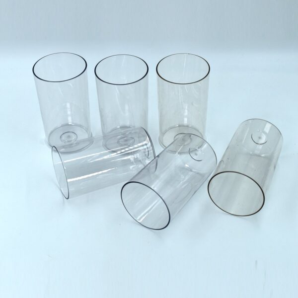 Ganesh Classic Plastic Glass Set of-6 (Each Glass 350ml) - Front View by Nari Haat, Indian ethnic wear, women clothin...