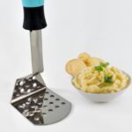 Apex L-Handle Stainless Steel Potato Masher Ergonomic Grip (1 Pc) - Full Detail by Nari Haat, Indian ethnic wear, wom...