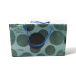 Ceramic Tea/Coffee Cup Set - Alpino 3-Piece 2-Compartment Serving Platter (BPA-Free) - Back View by Nari Haat, Indian...