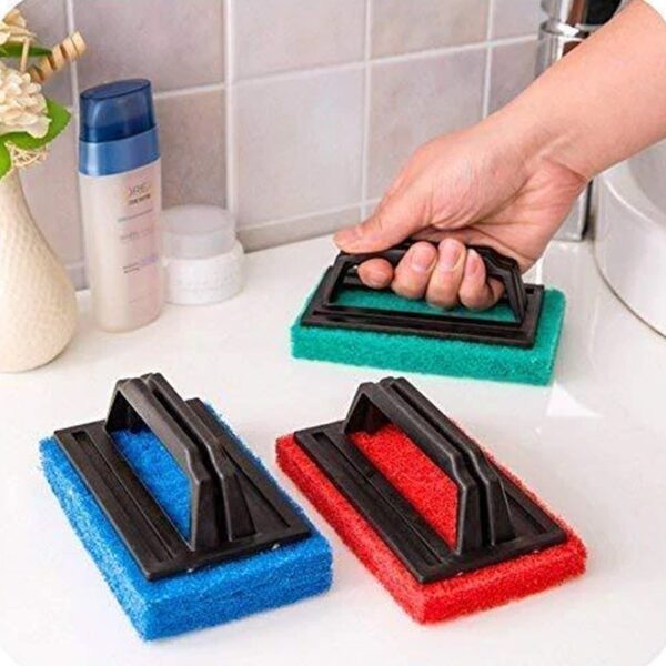 Long handle scrubber brush for washing utensils