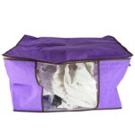 Clothing storage bag zipper, non-woven storage bag storing the clothes and sarees - Full Detail by Nari Haat, Indian ...