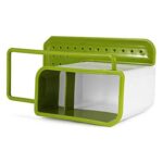 Plastic 3-in-1 Stand for Kitchen Sink Organizer Dispenser for Dishwasher Liquid - Back View by Nari Haat, Indian ethn...