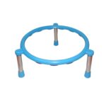 Stainless Steel Single Ring Matka Stand - Front View by Nari Haat, Indian ethnic wear, women clothing, designer suit