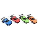 Mini Pull Back Racing Car Widely Used By Kids & Children (8 Pcs Set / Mix Color) - Sleeve Design by Nari Haat, Indian...