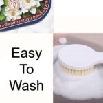 3D Visual Anti-Slip Absorbent Soft Shower Drying Bathroom Mat Mix Design 1 Pc - Back View by Nari Haat, Indian ethnic...