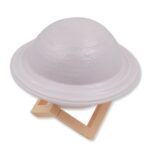 3D Saturn Lamp Home Decoration Bedside Night Light With Base (1 pc / Multicolor) - Sleeve Design by Nari Haat, Indian...