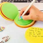 Burger Shaped Note / Sticky Notes / Memo Notes, Unique Mini Notes (Multicolor) - Full Detail by Nari Haat, Indian eth...