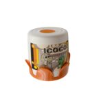 Plastic Round Tissue Box For Toilet Tissue Case Paper Box (1 Pc) - Back View by Nari Haat, Indian ethnic wear, women ...