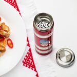 Mini Stainless Steel Water Bottle Bottle 380Ml For School  & Home Use - Closeup Embroidery by Nari Haat, Indian ethni...