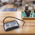 6 Mode LED Spotlight Universal Ultra Mini Double Lens Fog Light (1 Pc) - Closeup Embroidery by Nari Haat, Indian ethn...