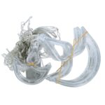 12 Diya Curtain String Lights, Window Curtain Lights (White Color) - Back View by Nari Haat, Indian ethnic wear, wome...