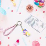 Cute Keychain With Card Gift - Keychain Accessories Key Chain Backpack Charms Car Keys Keychain for Kids Girls, Unico...