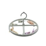 Drying Rack with 8 Clothespin Clips Sock & Underwear Hanger - Sleeve Design by Nari Haat, Indian ethnic wear, women c...