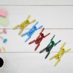 Metal Clothes pins Clips (5 Pcs Set) - Back View by Nari Haat, Indian ethnic wear, women clothing, designer suit