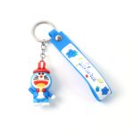 Cute Silicone 3D Key Chain with Metal Hook & Strap (Pack of 1) - Sleeve Design by Nari Haat, Indian ethnic wear, wome...