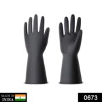 Multipurpose Natural Gum Rubber Reusable Cleaning Gloves - Closeup Embroidery by Nari Haat, Indian ethnic wear, women...