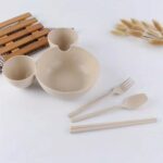 Mickey Mouse Shape Plates for Kids, BPA Free, & Unbreakable Children’s Food Plate - Neckline Detail by Nari Haat, I...