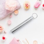 Ear Wax Removal Kit – Portable Ear Cleaning Tool with Keychain Holder (6 Pc) - Closeup Embroidery by Nari Haat, Ind...