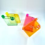 Notebook Style Slim Water Bottle (380 ml, Multicolor) - Full Detail by Nari Haat, Indian ethnic wear, women clothing,...