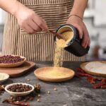 Stainless Steel Coffee Grinder Machine 300w (Multi Blades Grinder) - Fabric Detail by Nari Haat, Indian ethnic wear, ...