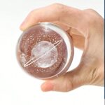 Astronaut Ball Night Light with Resin Base Decorative for Living Room Decor (1 Pc) - Back View by Nari Haat, Indian e...