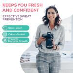 Beautiful Basics Underarms Sweat Pads Disposable (Pkts 6x 60 Pcs Set) - Closeup Embroidery by Nari Haat, Indian ethni...