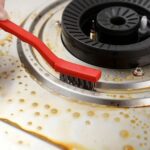 Mini Wire Brush Stainless Steel (1 Pc) - Neckline Detail by Nari Haat, Indian ethnic wear, women clothing, designer suit