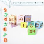 Wooden MathTime for Kids - Educational Math Card Game - Closeup Embroidery by Nari Haat, Indian ethnic wear, women cl...