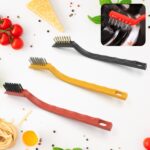 Mini Wire Brush Set - Brass, Nylon, Steel for Cleaning & Rust Removal (3 Pcs Set) - Full Detail by Nari Haat, Indian ...