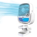 Air Portable Fan, Grip Go 3 Speed Small Fan, Great Stroller Fan, Travel or Desk Fan, Cordless Personal Evaporative Ai...