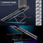 Laptop Cooler Cooling Pad with 2 Quiet Led Fans, Stand for Gaming Laptop - Full Detail by Nari Haat, Indian ethnic we...