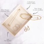 Velvet Jewellery Tray 21x12Cm (1Pc) - Back View by Nari Haat, Indian ethnic wear, women clothing, designer suit