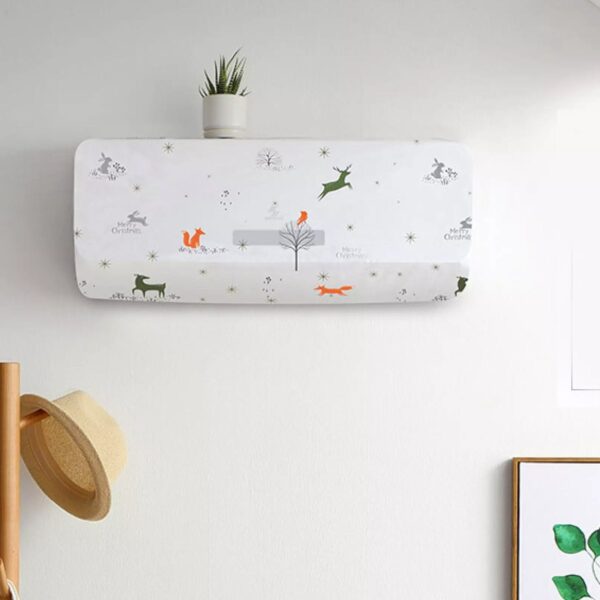 Air Conditioning Dust Cover Waterproof Folding Ac Cover - Front View by Nari Haat, Indian ethnic wear, women clothing...