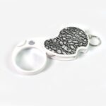 Double-Magnification Led Magnifiers Light Folding Keychain (1 Pc / Mix Color) - Sleeve Design by Nari Haat, Indian et...