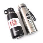 Stainless Steel Vacuum Insulated Water Bottle 900ML Approx (Mix Color) - Full Detail by Nari Haat, Indian ethnic wear...