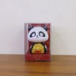 Solar Powered Moving Panda Car Dashboard Decoration – 1 Pc - Fabric Detail by Nari Haat, Indian ethnic wear, women ...