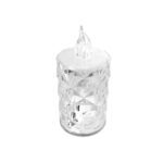 Flameless and Smokeless Decorative Candles LED Tea Light, Diwali (1 Pc) - Neckline Detail by Nari Haat, Indian ethnic...