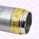 Stainless Steel Water Bottle – Leak Proof Gym Bottle (350 ML) - Fabric Detail by Nari Haat, Indian ethnic wear, wom...