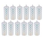 Festive Lighting for Any Occasion: 12 Pack LED Tealight Candles, Diwali - Neckline Detail by Nari Haat, Indian ethnic...