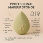 Makeup Sponge blending liquid Foundations, Powders, and Creams (Multicolor / 1 Pc) - Neckline Detail by Nari Haat, In...