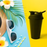 Shaker Bottle Perfect for Protein Shakes and Pre Workout Gym  Leak-Proof Flip  Bottle for Hot & Cold Drinks 1 pc - Fa...