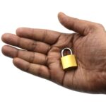 Solid Imitation Copper Lock - Back View by Nari Haat, Indian ethnic wear, women clothing, designer suit